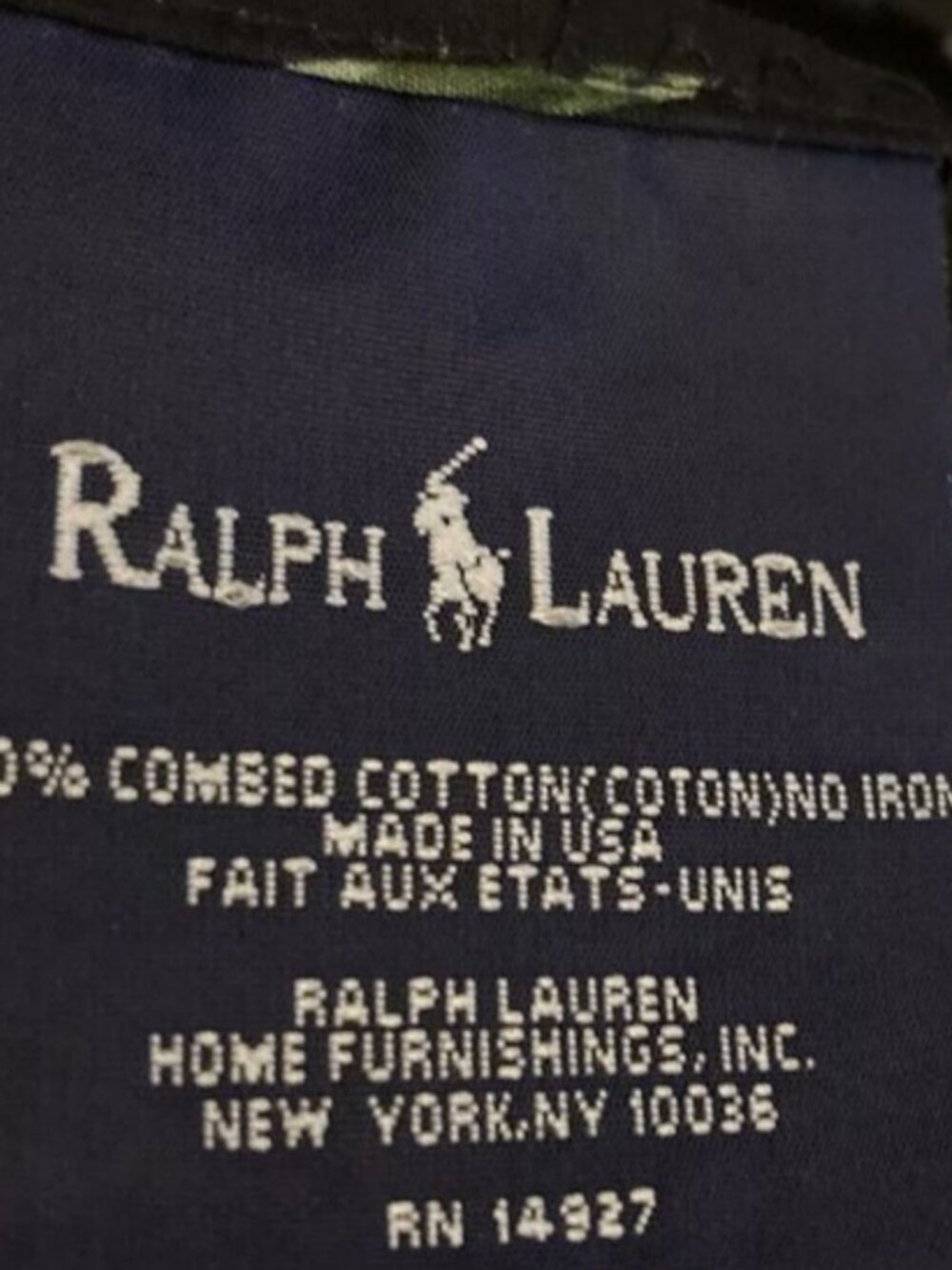 Ralph Lauren Isadora Cossette Queen Pillowcases Country Black Floral Garden - Picture 5 of 6